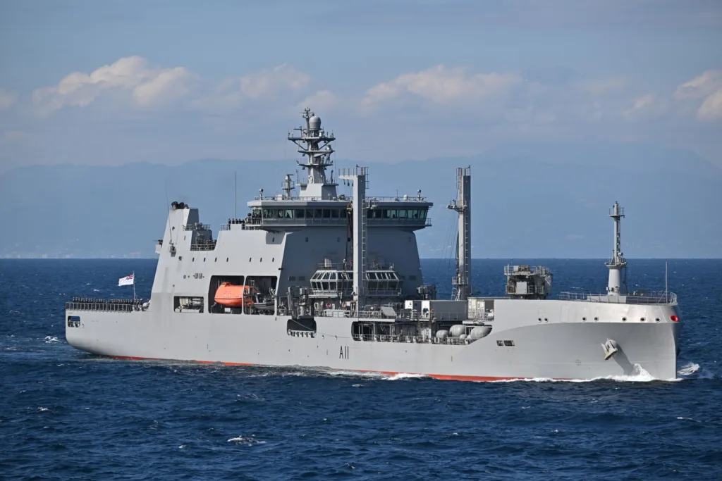 HMNZS_Aotearoa_(A11)_participating_in_the_International_Fleet_Review_2022
